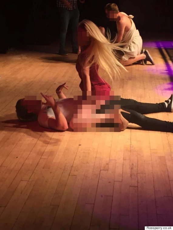 A student nightclub event turned into a sleazy stage spectacle that saw participants egged on to simulate sex acts and one young woman called a "slag". See Ross Parry copy RPYXRATED : The student audience, encouraged by guest DJ Lee Watson, were encouraged to chant "slag" at a woman taking part - the name calling appearing to leave her visibly upset. Lee, who described by one student as misogynistic" and used to appear on the ITV show Club Reps, said: "Cheer if you want to **** this girl. She's keen, form a queue. I'm first." The disturbing events were part of a Student Union event at the Asylum nightclub at the University of Hull, East Yorks.