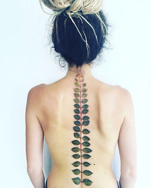 tattoo-leaves